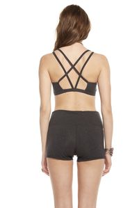 We've found the perfect strappy front and back bralette. This quatrablend bralette is perfect for all those backless tops! Oh so sexy! Fabric Content: 44% POLY/ 22% VISCOSE/ 22% COTTON/ 12% SPANDEX Imported