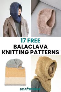 Whether you love spending time outside in the winter or just want to stay warm and cozy, knit balaclavas are the best way to keep your head and face toasty! They come in many styles – tight-fitting for sports, loose and stylish for wearing around town, or anything in between! Find your next balaclava knitting pattern in this collection of 17 free balaclava knitting patterns for beginner and intermediate knitters.