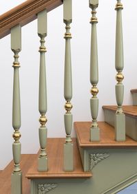 Our solid wood carved railing spindles in Vintage style, a universal fit for any interior. Made from oak or beech, they blend elegance and durability, ideal for both classic and modern settings.