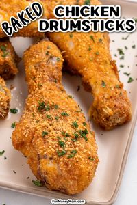 These easy Oven Baked Chicken Drumsticks, incredibly tender and juicy on the inside and perfectly crispy on the outside, are always a family favorite. Serve them with a simple side dish and you’ll have a fuss-free and delicious meal for any night of the week.