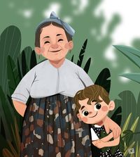 My Grandma and I on Behance