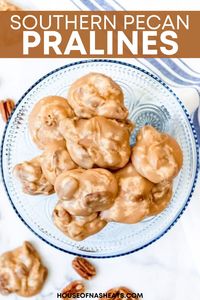 There is nothing like old-fashioned Southern Pecan Pralines! This melt-in-your-mouth treat is a cross between a cookie and a candy and it's loaded with crunchy pecans, butter, and fabulous brown sugar flavor. | southern pecan pralines | southern pecan pralines recipe | southern pecan pralines candies | perfect southern pecan pralines | best southern pecan pralines | southern style pecan pralines | easy southern pecan pralines