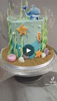 825K views · 4.2K reactions | ‘Under the sea’ themed cake.  I think at this point, I might change my name to ‘Yes, it’s another fish cake’ 😂 | ‘Under the sea’ themed cake. I think at this point, I might change my name to ‘Yes, it’s another fish cake’ 😂 #cake #cakedecorating #cakedesign... | By Yes, it's cake. | Facebook