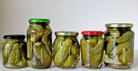 Bottled Gherkins (Homemade Dill Pickles)