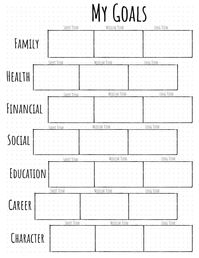 FREE Printable Goal Planner Templates & 40 Page Goal Journal