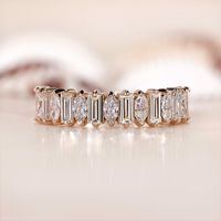 Antique Marquise and Baguette Diamond Band, Lab Grown Diamond Half Eternity Band, Alternative Design, Vintage Wedding Band for Women ◾Stone Details: ▪️ Weight: ± 0.45 TCW ▪️ Shape: Marquise Cut ▪️ Color: EF ▪️ Clarity: VS ▪️ Measurements: 4.00 X 2.00 MM ▪️ Weight: ± 0.70 TCW ▪️ Shape: Baguette Cut ▪️ Color: EF ▪�️ Clarity: VS ▪️ Measurements: 4.00 X 2.00 MM ◾Band Details: ▪️ Bandwidth: 1.90 MM ▪️ Thickness: 1.60 MM ◾What Are Lab-Grown Diamonds? ▪️ Lab-grown diamonds, also known as synthetic diamo