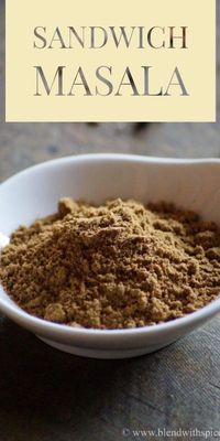 How to make Mumbai Sandwich Masala – Unique and easy Indian spice mix to sprinkle over Indian sandwiches! #spiceblend #homemade #diy #indianfood #recipe