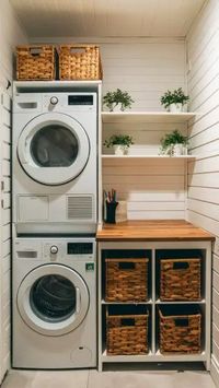 9 Stackable Small Laundry Room Ideas – Your Motor Geek