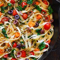 Tomato and Spinach Pasta