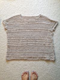 Ravelry: Sarah's Lace Boxy by Sarah Gamalinda