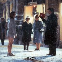 bridget jones diary--the last scene. Definitely a man I'd run scantily clad through the snow for.