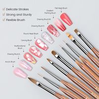 BORN PRETTY Nail Art Brush Gel Extension Painting Brush Nail DIY Manicure Tool, #AD, ##Tool, #SPONSORED, #Manicure, #DIY, #Painting