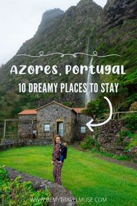 10 of the most beautiful stays in Azores, Portugal, from hotels, spas to vacation homes perfect for solo travelers, couples, families and friends. #Azores