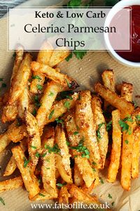 Celeriac Parmesan Chips (Keto)