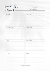 35 Free Printable Planner Templates