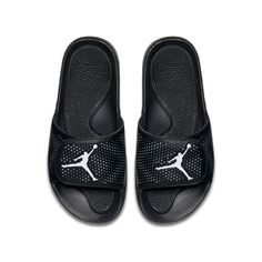 Air Jordan Hydro 5 Sandal Black 820258-010 Black Slip-resistant Sandals With Round Toe, Black Adjustable Sporty Sandals, Non-slip Round Toe Slides For Sports, Adjustable Black Non-slip Slippers, Adjustable Non-slip Black Slippers, Black Non-slip Sneakers For Summer, Black Non-slip Sneakers, Black Slip-resistant Flat Sneakers, Black Closed Toe Slip-resistant Sandals