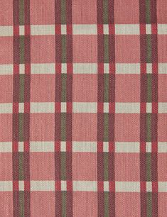 a red and green plaid fabric