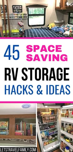 Rv Storage Hacks, Travel Trailer Organization