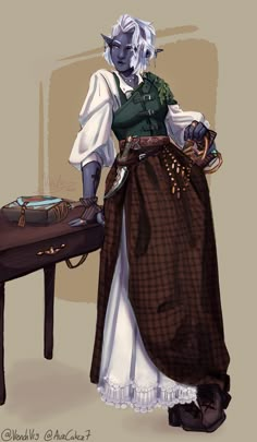 [RF] Rhian, young Cleric for /u/Dr_Thorne! : characterdrawing Tavern Outfit Women, Drow Dnd 5e, Drow Rogue, Mroczny Elf, Dnd Elves, Elf Characters, Dnd Character Art, Npc Ideas, Dnd Npc