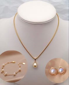 Small Chains Gold With Pendant, Pearl Pendant Designs Gold, Pendant Sets Indian Gold, Modern Pearl Jewelry Design, Gold Jewelry Simple Necklace Unique, Pearl Bridal Jewelry Sets, Ruby Necklace Designs, Pearl Earrings Designs, Jewelry Necklace Simple