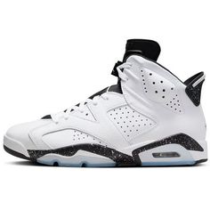 Brand: ["Air Jordan"] Model: Air Jordan 6 Retro Designer: ["Michael Jordan","Tinker Hatfield"] Nickname: Reverse Oreo Colorway: ["White / Black"] SKU: CT8529-112 Season: ["Spring","Summer","Fall","Winter"] Release Date: 2024-06-08 Retail Price: $200 Age Group: ["Adult"] Gender: ["Men's","Unisex"] Category: ["Footwear","Sneakers","Shoes"] Activity: ["Basketball","Gym & Training","Walking","Casual"] Shaft Height: Mid Top Closure: ["Lace Up","Lace Locks"] Shop confidently knowing every item is 100% Oreo Basketball, White And Gold Shoes, Jordan 1 Low White, Basketball Gym, Air Jordan 6 Retro, Tinker Hatfield, Jordan 6 Retro, Jordan Model, Jordan Shoes Retro