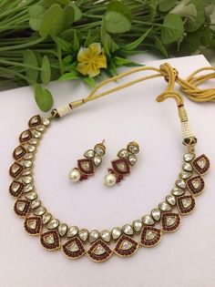 Most eligible gift for someone you love and someone very special for you. Long Kundan Polki Necklace with matching Earrings Suitable for all kind of outfits like Kurtis, lehanga and Sarees  Best gift for your loved ones. Best gift for her Birthday. Necklace : 1 Earrings : 1 Pair Kundan Polki Necklace, Kundan Long Necklace, Birthday Necklace, Polki Necklace, Pakistani Jewelry, Cz Necklace, Best Gifts For Her, Cz Jewelry, Gift For Her Birthday