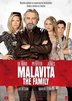 the poster for the movie maalavata the family starring in english and spanish