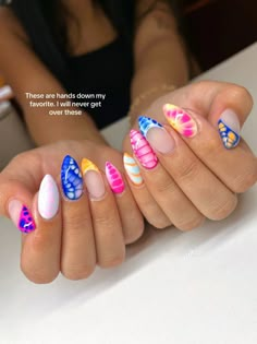 Hawaiian Nails, Stunning Nails, Simple Acrylic Nails, Girly Acrylic Nails, Cute Gel Nails, Vacation Nails, Summer Acrylic Nails, Summer Vacations