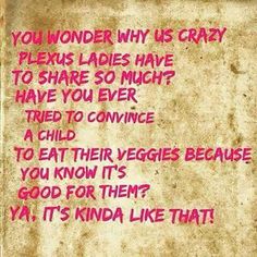 a piece of paper with writing on it that says, you wonder why us crazy people ladies have to share so much? have you ever tried to