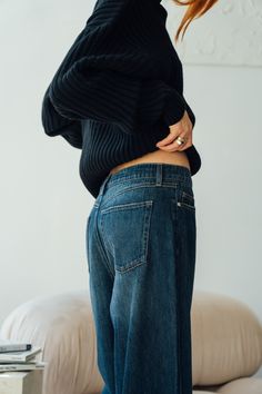 Step into comfort and style with our Baggy Dad Jeans - Vintage Indigo. Crafted from a premium blend of 81% cotton and 19% lyocell, these jeans promise a soft, breathable fit that's perfect for any occasion. Key Features: Fabric Contents: Made with 81% cotton and 19% lyocell, ensuring durability while providing a gentle touch against your skin. Stylish Baggy Fit: The relaxed silhouette not only offers a contemporary look but also allows for unrestricted movement, making them ideal for both casual 90s Jeans, Short Denim Skirt, Dad Jeans, Vintage Indigo, Gentle Touch, Skirt Leggings, Jeans For Sale, Baggy Fits, Tops For Leggings