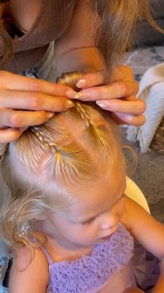 Shiny and Thick Chocolate Brown Hair Toddler Hairstyles Girl Fine Hair, Baby Girl Hairstyles Curly, Easy Toddler Hairstyles, Easy Little Girl Hairstyles, Lil Girl Hairstyles