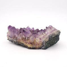 A matrix of amethyst crystals. Amethyst Crystals, Raw Amethyst, Amethyst Crystal, Antique Art, Matrix, Amethyst, Gems, Gemstones, Crystals