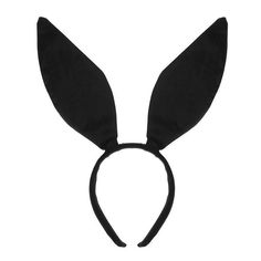 Black Bunny Ears, Playboy Bunny Costume, Bunny Ears Headband, Black Bunny, Costume Ball, Bunny Costume, Fancy Dress Accessories, Ears Headband, Ear Hair