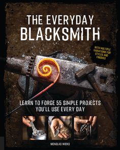 the everyday blacksmith book cover with images of tools