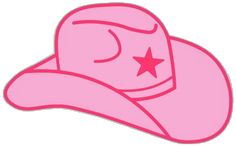 Cowboy Hat Clip Art, Pink Cowboy Hat Aesthetic, Cowboy Hat Template, Cowboy Hat Icon, Cartoon Cowboy Hat, Girly Motivation, Pink Cowgirl Aesthetic, Cowboy Hat Graphic, Cowboy Hat Drawing