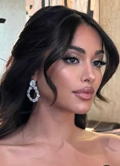 Hollywood Glam Hair, Guest Hair, Long Hair Wedding Styles, Glam Hair, Bridal Makeup Looks, Wedding Hair Inspiration, Glamour Makeup