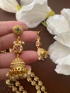 Long Gold Necklace Indian, Long Gold Necklace, Gold Beaded Necklace, Jewelry Pakistani, Gold Bangles For Women, Gold Necklace Indian, Necklace Indian, Indian Necklace, Gold Long Necklace