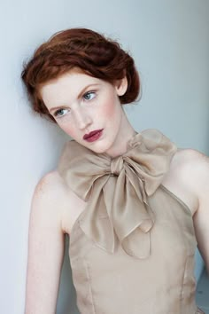 Alexandra Grecco, Mode Inspiration, Beauty Inspiration, Redheads, Red Hair, Bow Tie, Hair Inspiration, Beautiful People, Ginger