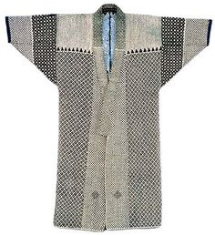 ΑΠΛΑ ... ΜΕ ΣΤΥΛ : Sashiko - Από την τεχνική στην τέχνη! Kimono Coat Pattern, Japanese Workwear, Embroidery Kimono, Japanese Jacket, Kimono Coat, Japanese Sewing, Kimono Pattern, Pattern Sewing