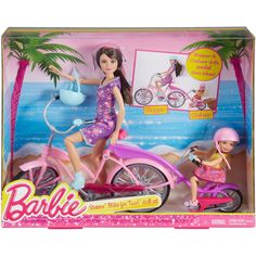 Dora The Explorer Costume, Barbie Bike, Barbie Cars, Chelsea Barbie, Skipper Barbie, Friends Talking, Barbie Land, Dora And Friends, Barbie Crafts