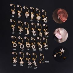 Material: Stainless Steel,Zircon,brass C Size:8mm Your Package Will Be Shipped Within 2-4 Days Of Payment. I Can Ship To Worldwide ,And Usually Need 3-6Weeks To Arrive Your Place.In The Winter Or Bad Weather.The Shipping Is A Little Slowlly.If You Have Any Questions.Please You Contact Us First.Only Use Paypal Address.Please Confirm Your Address Is Correct And You Must Leave Your Phone Number Or Mobile Number In Your Order.We Will Write It In Your Order,This Will Let The Package Get Your Hand In Time. Piercing Clip, Helix Ring, Nose Earrings, Horseshoe Ring, Front Back Earrings, Fancy Sarees Party Wear, Cartilage Earrings Hoop, Nose Pin, Piercing Earrings