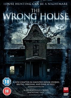 the evil deadwoods dvd cover with an image of a creepy house in the background