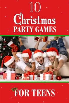 the top ten christmas party games for teens