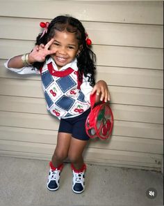 cute #cute #viralpost Influencer City, Black Baby Girl Hairstyles, Uniform Outfits, Kid Styles, Drip Outfit Men, Fashion Baby Girl Outfits, Coding Clothes, Velvet Pillow