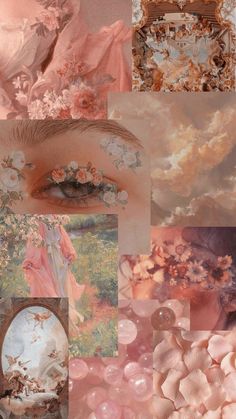 an artistic collage with many different pictures