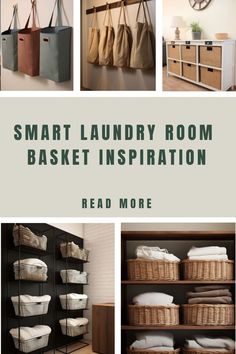 the words smart laundry room basket inspiration read more