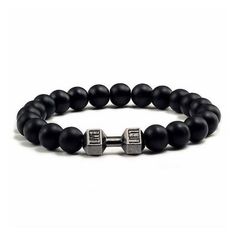 Description: Material: stone Size:19cm/7.48inches Color:as picture 1.Men's Crystal Bracelet: Handmade Natural Stone Bead Bracelet with Adjustable Knot for Men and Women for Daily Wear or Vacation Look, easily bring an elegant or feminine look to any occasion. Bringing you good luck, confidence, happiness, protection and endless positive energy. 2.Power Stone Beaded Bracelet: Tiger Eye and Obsidian are protective stones that are also grounding. It enhances integrity, willpower, practicality and t Branded Bracelets, Oc Accessories, London Mens Fashion, Gym Images, Fitness Jewelry, Lava Bead Bracelet, Volcanic Stone, Fitness Design, Yoga Jewelry