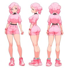 Chubby Pose Reference, Chubby Female Character Art, Thick Character Art, Sketch Reference, Drawing Female Body, Character Template, Model Sheet, Disney Princess Art, Character Poses