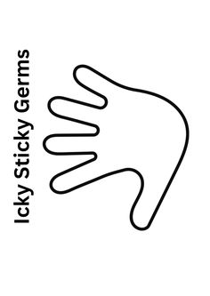 a black and white drawing of a hand with the words licky sticky gems on it