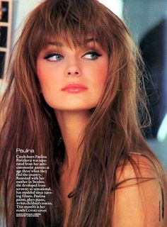 80s Makeup, Paulina Porizkova, 80s Hair, Beauty Hairstyles, Linda Evangelista, Boy George, Super Models, Awesome Hair